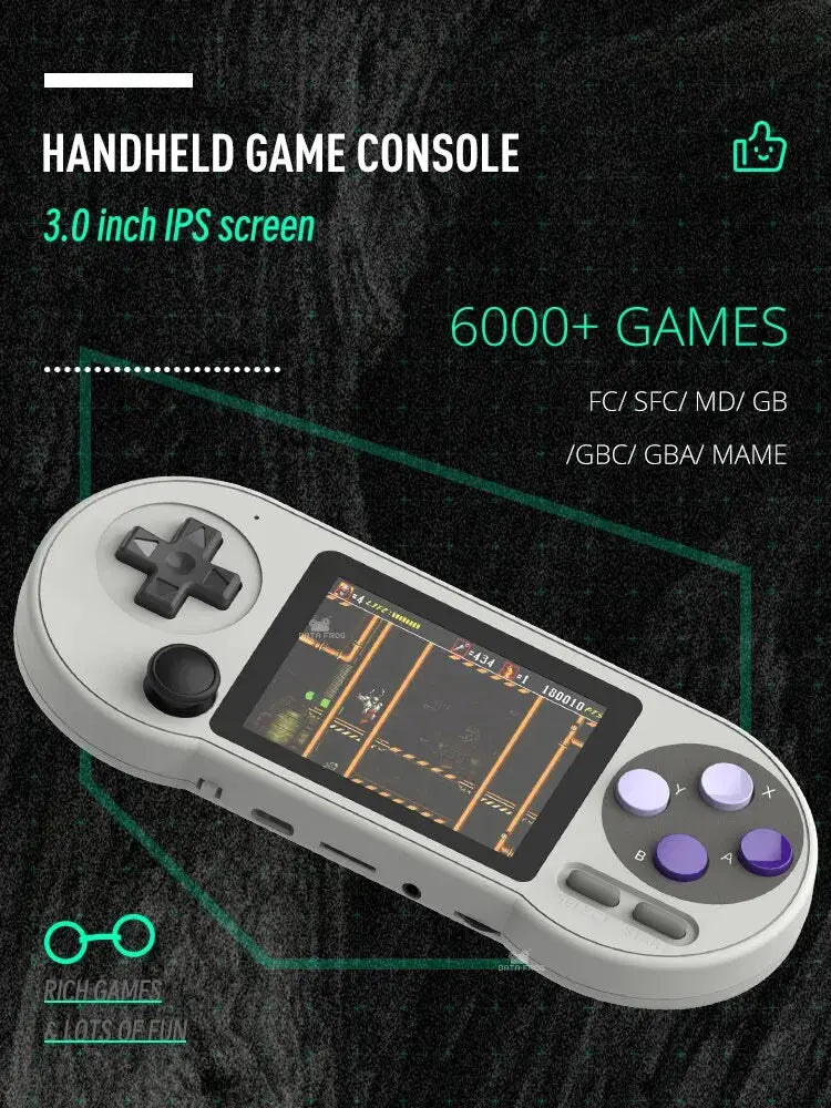 SF2000 Portable Handheld Game Console With 6000 Games Built-in For Kids - Retro Consoles Shop