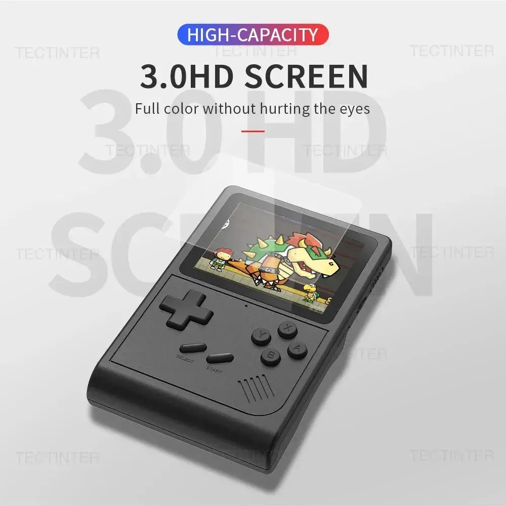 GB300 Portable Video Game Console With 3.0 Inch Screen & 6000 Built-in Games For SF/SFC/GB/GBA - Retro Consoles Shop